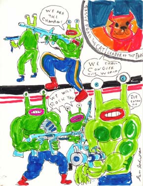 &COPY; daniel johnston courtesy arts factory [galerie nomade]