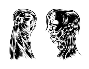 &COPY; charles burns / arts factory / orbis pictus club