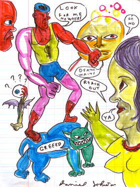 &COPY; daniel johnston courtesy arts factory [ galerie nomade ]