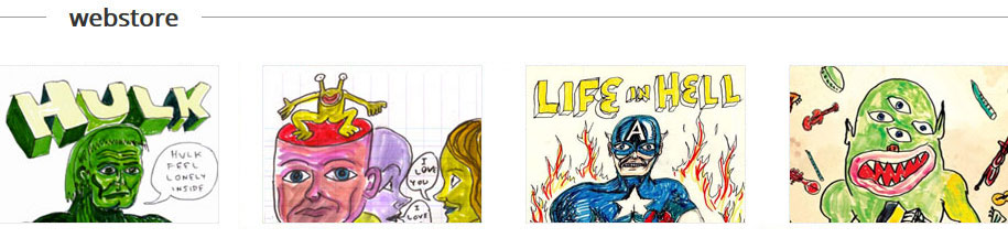 > daniel johnston : sélection artsfactory.store !